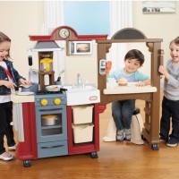 Jual LITTLE TIKES RESTAURANT KITCHEN RED DAPUR ANAK LITTLE PUMPKINS TOYS Murah