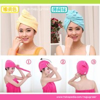 Jual Dijual Magic Towel Hair Wrap (Handuk Rambut Penyerap Air) Limited Murah