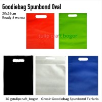 Per 120pc SABLON 20x26 OVAL Tas Goodiebag Spunbond Polos