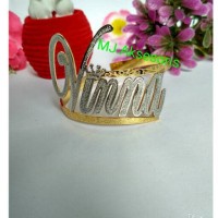 Gelang Nama Gold Gelang Ukir Nama Lapis Emas Gelang Cewek Kado Ultah