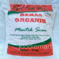 Jual Beras Mentik Susu Organik 5 kg (Produksi Padi Hijau Yogyakarta) Murah