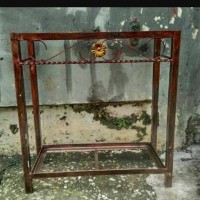 Aquarium Ikan Rak Besi Meja Aquarium