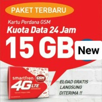 Jual kartu perdana Smartfren 15GB 4G 24jam Murah