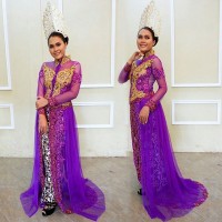 KEBAYA EKOR MEWAH BAJU PENGANTIN MODERN MUSLIM