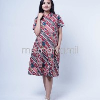 Jual Baju Hamil Dress Hamil Menyusui Shanghai Tje Tje Batik - BTK 147 Murah