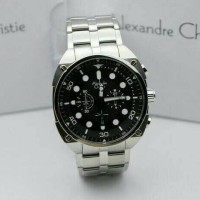JAM TANGAN COWOK PRIA ALEXANDRE CHRISTIE AC 6466 SILVER ORIGINAL