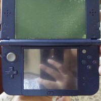 Jual nintendo 3ds XL + sky3ds tombol orange + pokemon case + game original Murah