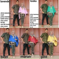BAJU BATIK COUPLE SARIMBIT SERAGAM PESTA HIJAB KELUARGA BAJU KONDANGAN