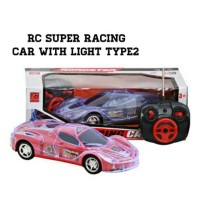 mainan mobil remot Rc super racing car with light type2
