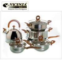 panci set vicenza v812/cookware set vicenza v812