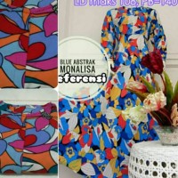 Baju Gamis Monalisa Abstrak Fuschia Derby / Busana Muslim deanara