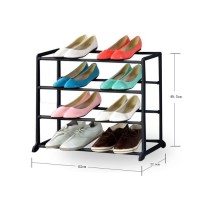Rak Sepatu 4 Susun Plastik Besi Amazing Shoe Rack Tempat Sandal