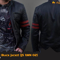 Jual Wolverine Black Jacket (JS XMN 02) Murah