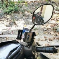 Jual HOLDER HP MOTOR JEPIT SPION UNIVERSAL STAND MURAH SURABAYA MURAH Murah