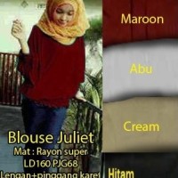 Baju Blouse Kaos Wanita Fashion Blouse Batwing Juliet Berkualitas