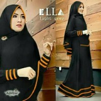 Pakaian Wanita Hijab Muslim Baju Syari Bergo Syfarose Black