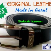 Premium Ikat Pinggang Pria Kulit Asli Sabuk keren sapi Garut Murah Aw