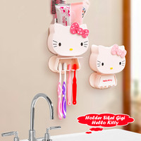 Jual Holder Sikat Gigi HELLO KITTY (Bisa untuk tempat sikat gigi & sisir) Murah