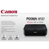 Printer Canon MP287 3in1 (Print,Scan, Copy) Kondisi Baru