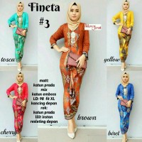 baju kebaya wanita fineta 3 batik unik trendi cantik modern