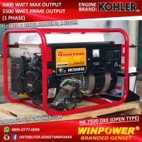 Genset / Generator Kohler 6000 Watt, Electric Starter (HK7500DXE)