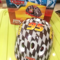 Helm Sepeda Anak Gambar Mobil Balap CARS model Bagus bahan kuat