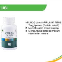 Tiens Spirulina - Nutrisi tambahan dan Masker Wajah isi 100