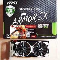 Jual VGA Nvidia GTX 950 2GB DDR5 OC (MSI Armor 2X) Murah