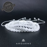 Gelang Tasbih 33 Batu Giok Es 4mm