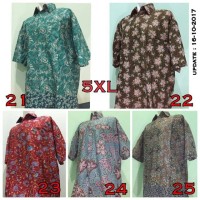 Jual Kemeja Pria Batik Jumbo Besar Ukuran 5XL (Seri 5) Murah