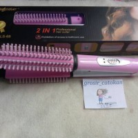 Jual Iron brush Ladystar LS-68 catokan sisir , catokan 2in1, instyler Murah