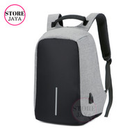 Jual Tan Ransel Anti Maling - USB port charger Smart Backpack Murah