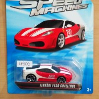 Jual HOT WHEELS FERRARI F430 CHALLENGE RED WHITE SPEED MACHINES 2010 #1/5 Murah
