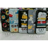 Jual case 3D print timbul cat animal samsung J7 pro 2017 Murah