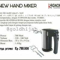 Jual New hand mixer signora Murah