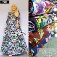 Baju Terusan Wanita Muslim Longdress Zoya #2