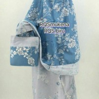 Jual terbaru mukena anak katun jepang RQS biru Murah