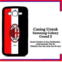 Casing Samsung Galaxy Grand 2 ac milan logo custom 1 Custom Hardcase