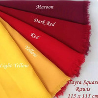 Hijab/Kerudung Segi Empat Rawis Double Hycon