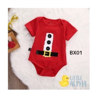 Jual Jumper Natal Xmas Baby Red Santa Claus BX01 Murah