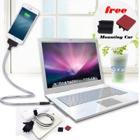 Cable Kabel Data Charger Flexible Metal Standup Docking hp - Iphone