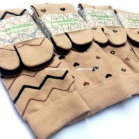 Jual GROSIR Kaos Kaki Muslimah Syari Jempol Lembut Polos Warna Warni Murah