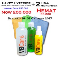 Jual Paket Salon Exterior Mobil Obat Jamur Body Kaca Nano Coating VBCare Murah