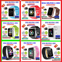 Jual JAM TANGAN HP SMARTWATCH SMART APPLE WATCH A1 U10 U9 U8 Q50 GPS WANITA Murah
