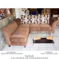 Jual Sofa kursi tamu L minimalis (81) sofa sudut mewah + MEJA TAMU Murah