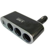 Jual Triple Socket Charger untuk Mobil., Socket Charger Mobil Murah