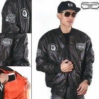 Jaket Bomber Bojiel Inside Coffie