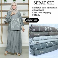 SERAT SET 145RB BY KALILA HIJAB batik kebaya setelan couple DRES MUSLI