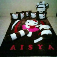 karpet karakter rasfur bebas pilih motif / surpet lantai set biasa