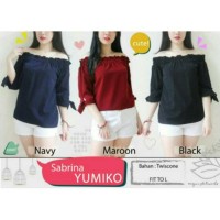 Jual Atasan Sabrina Yumiko Fashion Murah Berkualitas Murah